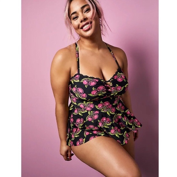 torrid Other - Torrid 14/16 🖤 BETSEY JOHNSON cherries swimsuit